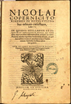 Nicol Copernico De Revolutionibus Orbium Coelestium, 1566.